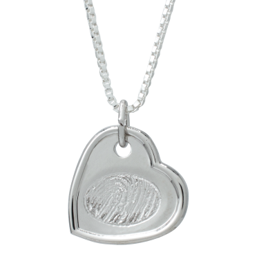 Indented Heart Silver SIH-001