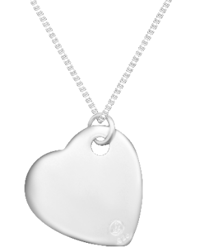 Indented Heart Silver SIH-001