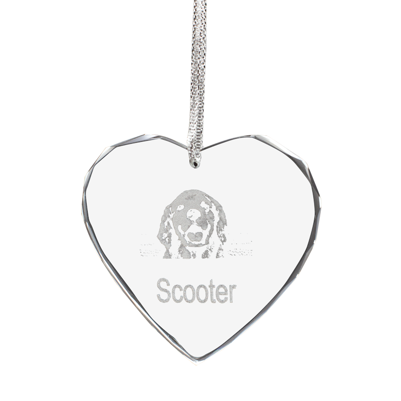 Pet Heart Ornament GHO-073