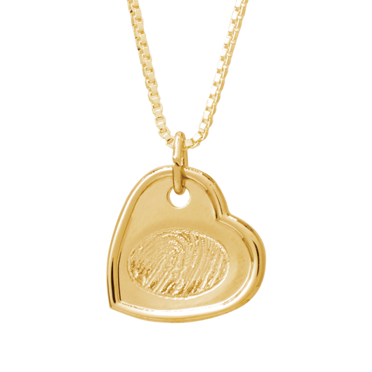 Indented Heart Gold GIH-001