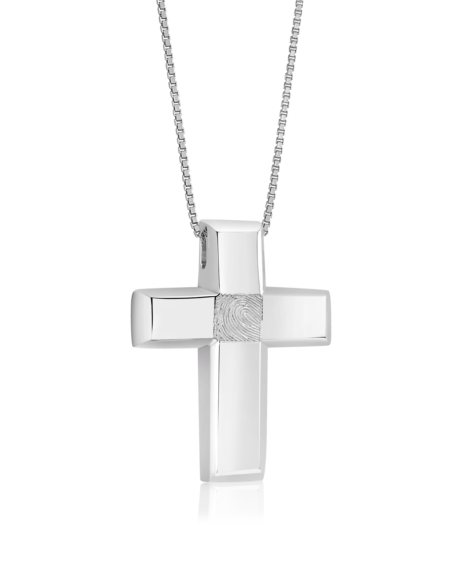 Squared Cross Cremation Pendant SSC-003