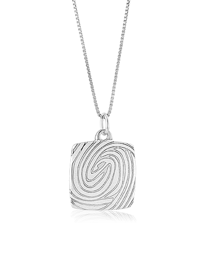 Silver Square Pendant SSP-009